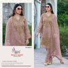 R 1242 By Shree Organza Embroidery Pakistani Readymade Suits Wholesale Market In Surat
